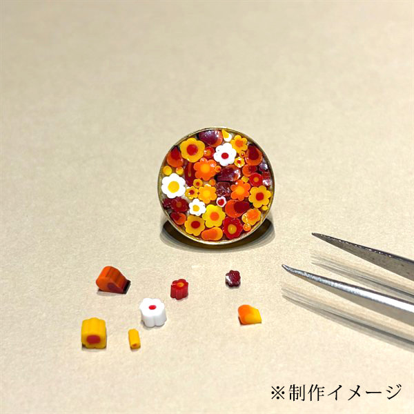 海津屋 ミクロモザイクのアクセサリー作り